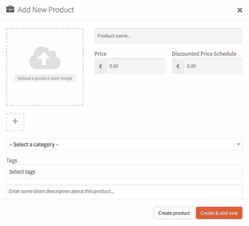 Adicionar novo produto no Dokan