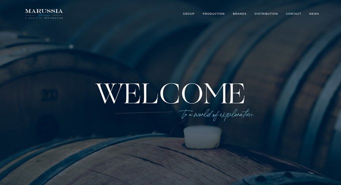 Designs criativos de sites WordPress
